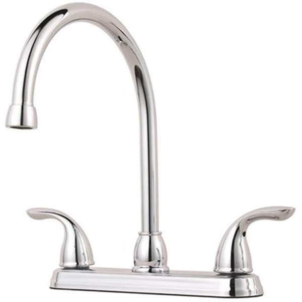 Price Pfister Price Pfister G136-2000 Price Pfister Pfirst Series High Arc Kitchen Faucet  Two Handle  No Spray  Polished Chrome  1.75 Gpm  Lead Free 3562877
